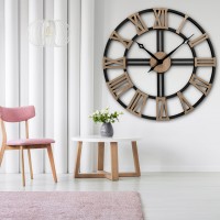 Nástenné hodiny Wood Loft z221-1d-1-x, 80 cm